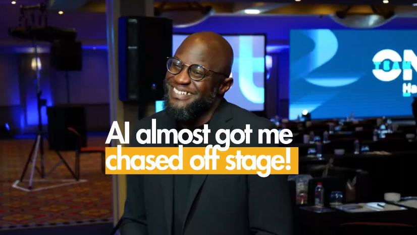 AI almost got me chased off stage!